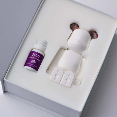 Medicom x Biblioteque Blanche Be@rbrick aroma ornament #0 Liberty Fabrics, Abbey Road Pink