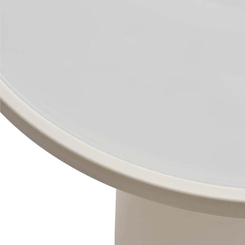 Qeeboo Toto table ø70, warm white
