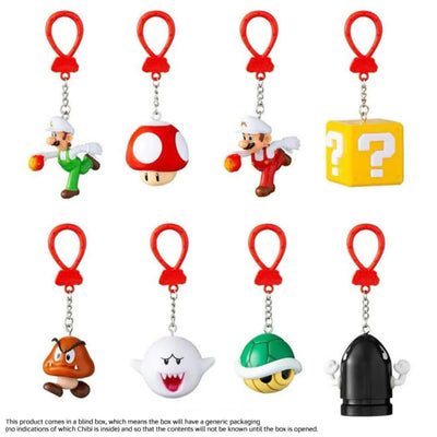 Super Mario Backpack Buddies keychain blindbag