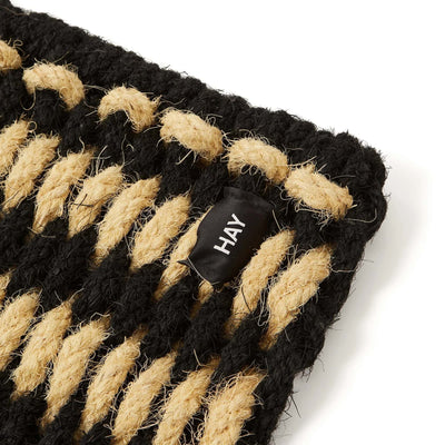 Hay Coco doormat, black/white