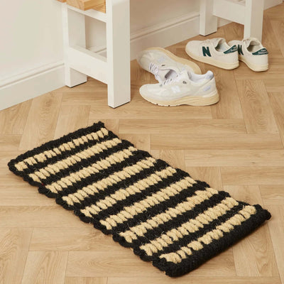 Hay Coco doormat, black/white