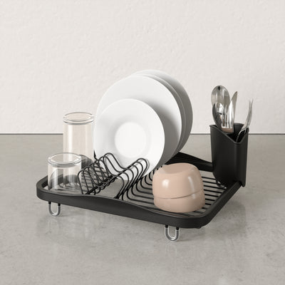Umbra Sinkin Dish Rack, black