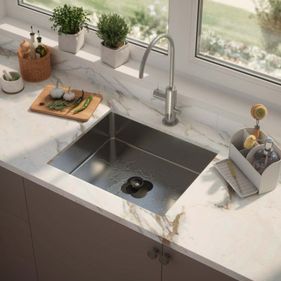 Umbra Bloom drain stop, black