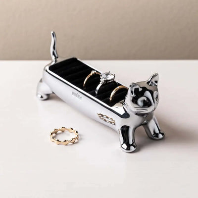 Umbra Ali Cat ring holder, chrome