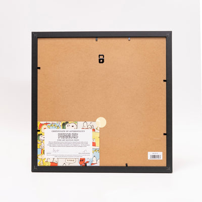 refurbished | Peanuts x Magpie Snoopy framed print (12x12), arf!