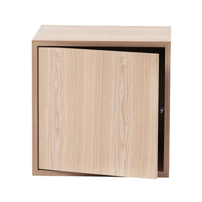 Muuto Stacked Medium with Door shelf, oak