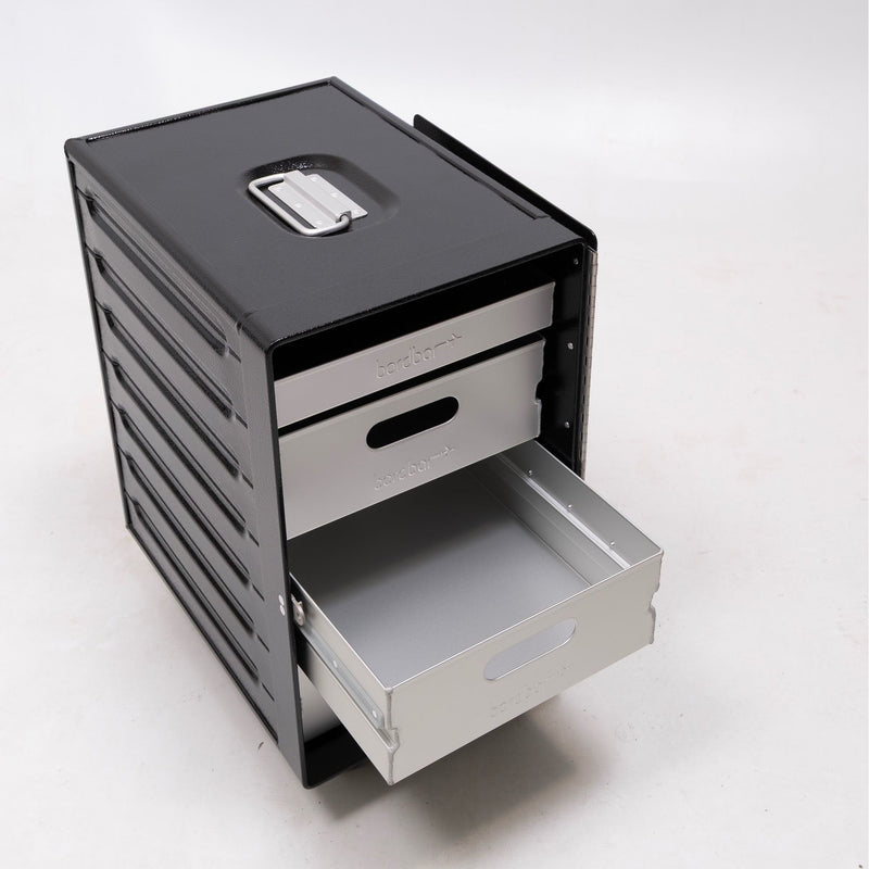 refurbished | Bordbar Box trolley with drawers, black