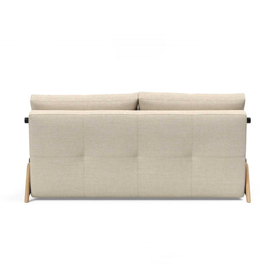 Innovation Living Cubed 160 Wood sofa bed, 586 phobos latte