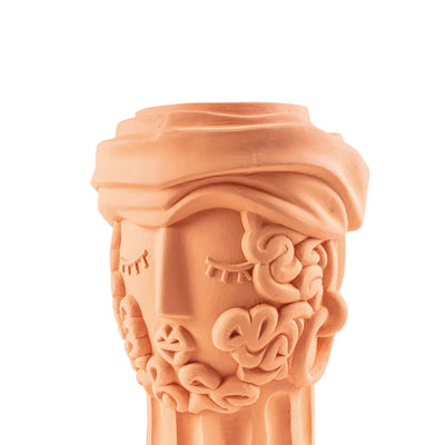 Seletti Magna Graecia terracotta vase, man