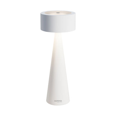 Sompex Elody portable table lamp, white