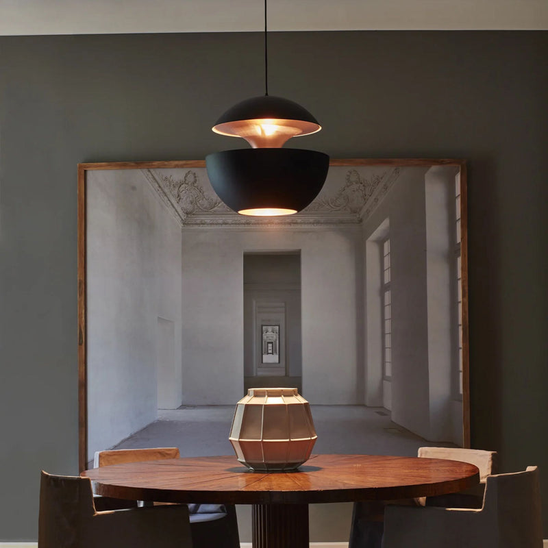 DCW Here Comes The Sun pendant lamp Ø35, Black/Copper