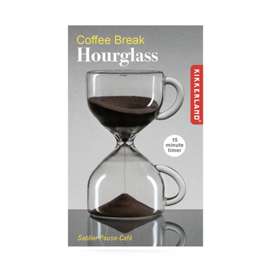 Kikkerland Coffee Break hourglass