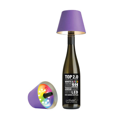 Sompex Top 2.0 rechargeable bottle light, lilac