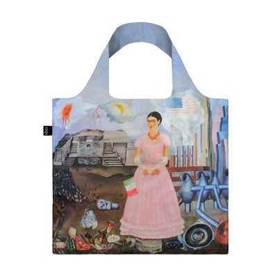 Loqi Frida Kahlo Self Portrait on the Borderline tote
