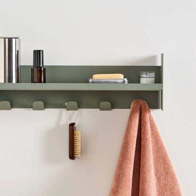 Tiptoe PLI Slim wall-mounted coat rack 45cm, eucalyptus