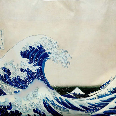 Loqi Katsushika Hokusai The Great Wave tote