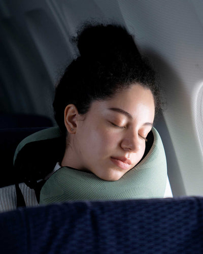 UNO™ Knit travel pillow, venezia green