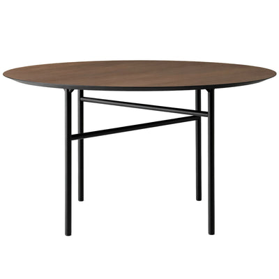 Audo Copenhagen Snaregade Dining Table Round Ø138cm, dark oak