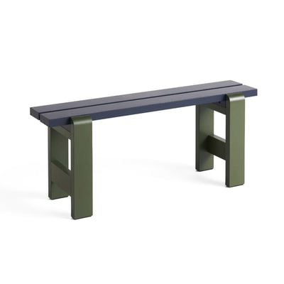 Hay Weekday bench, steel blue/olive