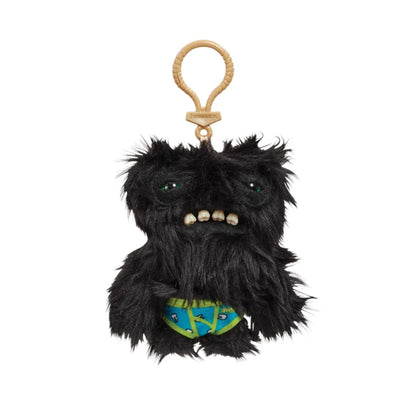Fuggler funny ugly monster key ring, weirdo black