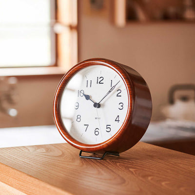 Lemnos Miki Urushi Wajima clock