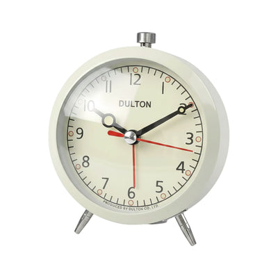 Dulton alarm clock, ivory