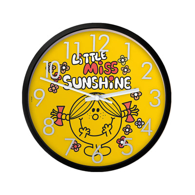 Mr. Men Little Miss birch clock, little miss sunshine