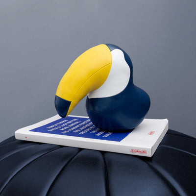 Zuny Paperweight Toucan Toco , Midnight Blue/Yellow