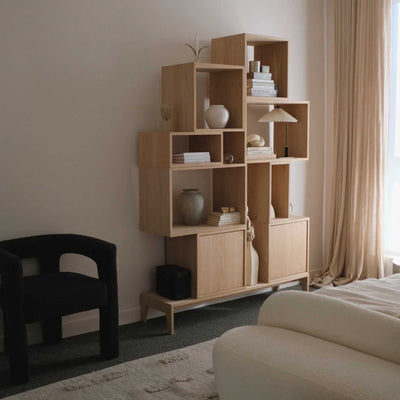Muuto Stacked Shelf Small Closed, Oak