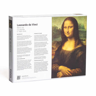 Today is Art Day Mona Lisa 1000 Pieces Jigsaw Puzzle