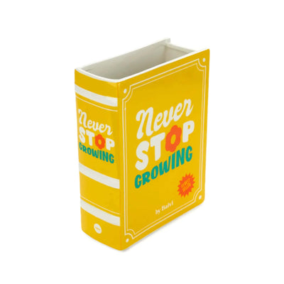 Balvi Book vase, yellow