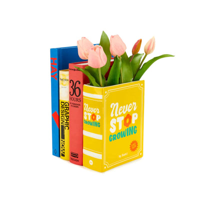 Balvi Book vase, yellow