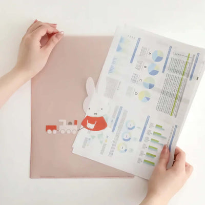 Miffy A4 pocket clear file, toy