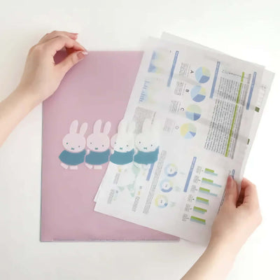 Miffy A4 pocket clear file, fun