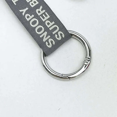 Peanuts Snoopy Mascot face tag, grey