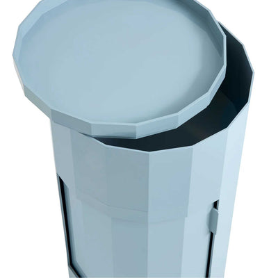 HAY Facet low cabinet, misty blue