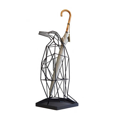 Studio Domo Penguin Umbrella Stand , Black