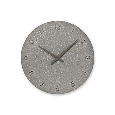 Lemnos Diatomaceous Earth clock, grey