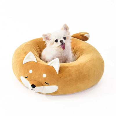 Feelpet Marshmallow Round Bed, Shiba