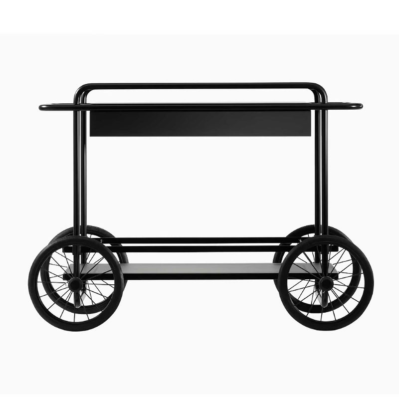 Tecta M4RS trolley, black lacquered
