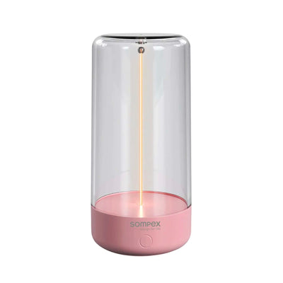 Sompex Pulse rechargeable lamp, pink