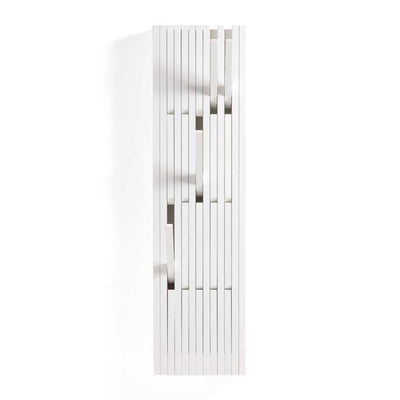 Peruse Piano Coat Rack Small, Lacquered White Beech