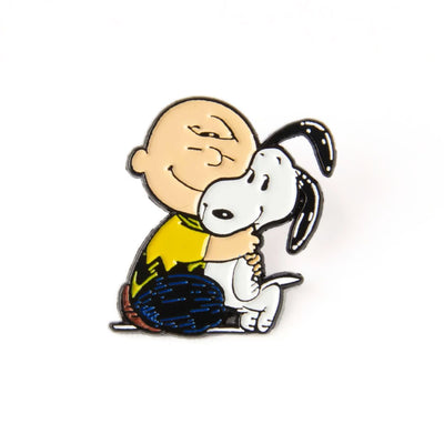 Peanuts x Magpie Snoopy enamel pin, be kind