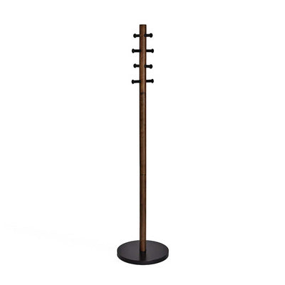 Umbra Pillar coat rack, Walnut/Black