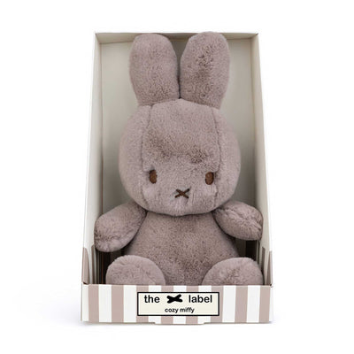 Cozy Miffy Sitting in giftbox 23cm, taupe