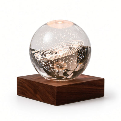 Gingko Space amber crystal light, solar system