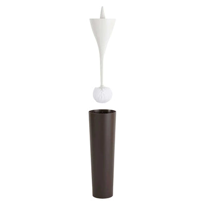 Heller Excalibur toilet brush, chocolate