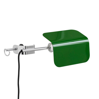 Hay Apex clip lamp, emerald green