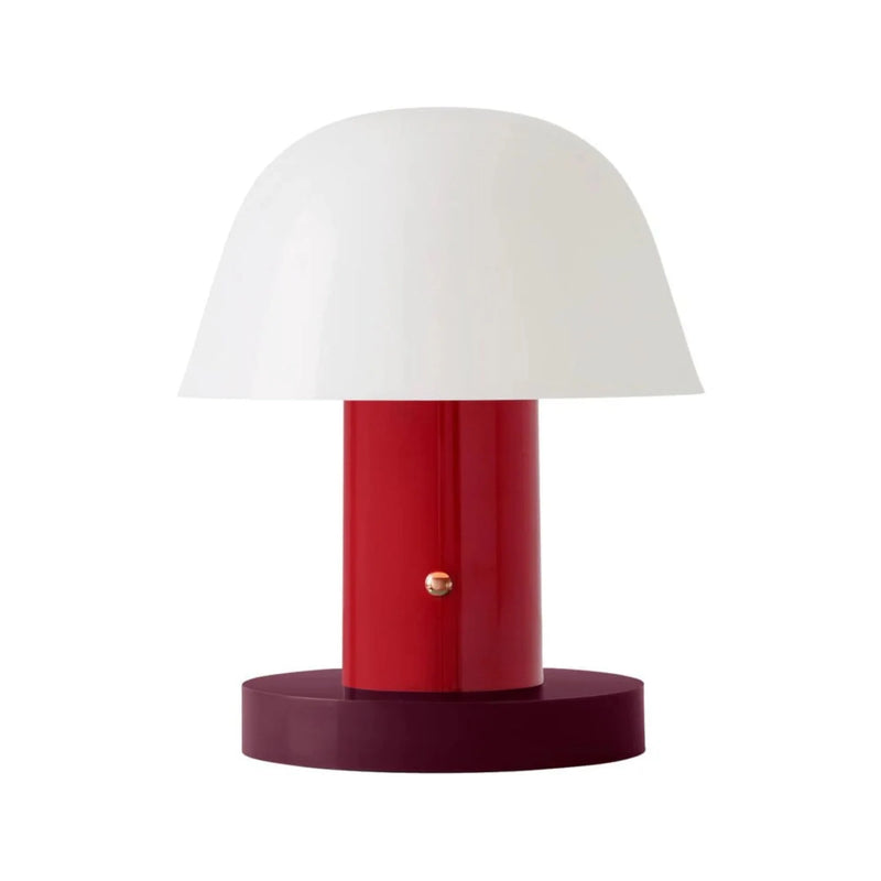 &Tradition Setago JH27 rechargeable lamp, maroon grape