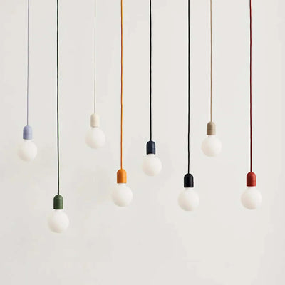Hay Common pendant cord set, beton grey